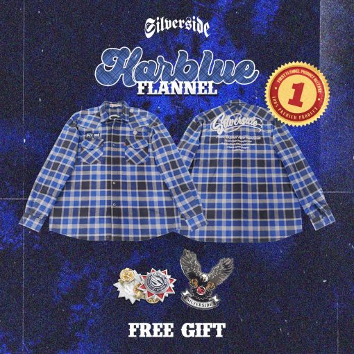 flannel hard blue silverside workshirt